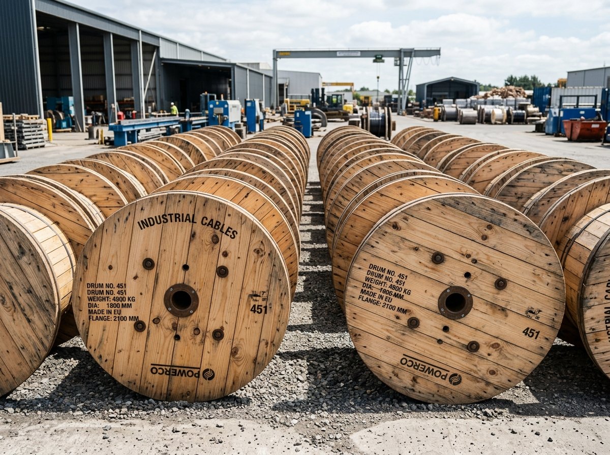Wooden Cable Drums